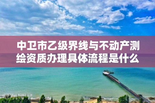 中卫市乙级界线与不动产测绘资质办理具体流程是什么？