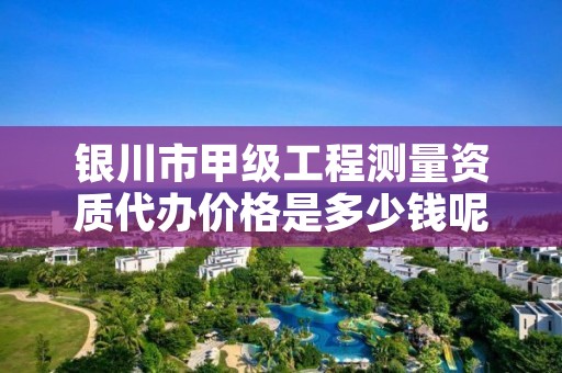 银川市甲级工程测量资质代办价格是多少钱呢？
