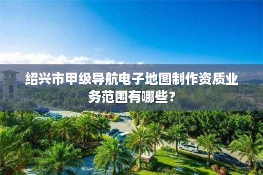 绍兴市甲级导航电子地图制作资质业务范围有哪些？