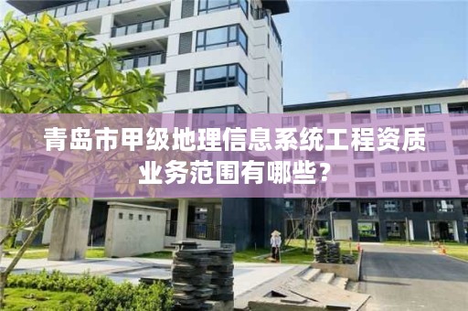 青岛市甲级地理信息系统工程资质业务范围有哪些?