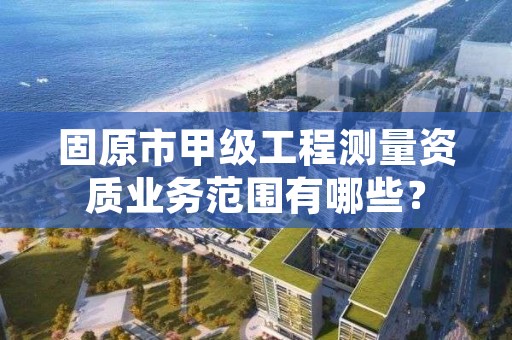固原市甲级工程测量资质业务范围有哪些？