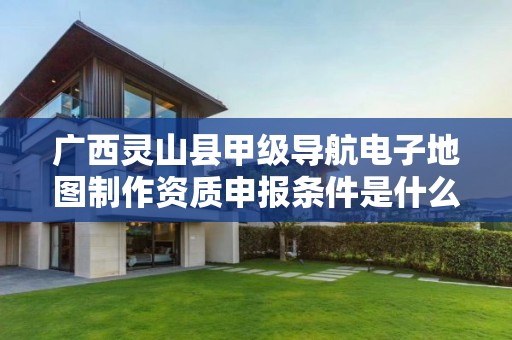 广西灵山县甲级导航电子地图制作资质申报条件是什么?