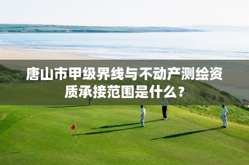 唐山市甲级界线与不动产测绘资质承接范围是什么?