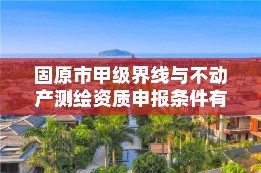 固原市甲级界线与不动产测绘资质申报条件有哪些?建议收藏!