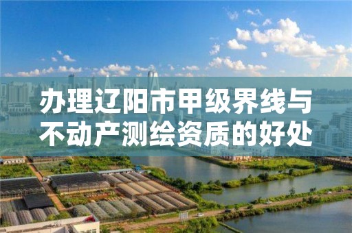 办理辽阳市甲级界线与不动产测绘资质的好处有哪些呢？