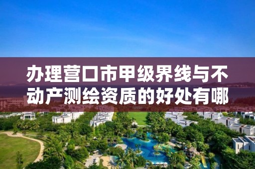 办理营口市甲级界线与不动产测绘资质的好处有哪些呢？