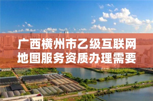 广西横州市乙级互联网地图服务资质办理需要哪些条件?