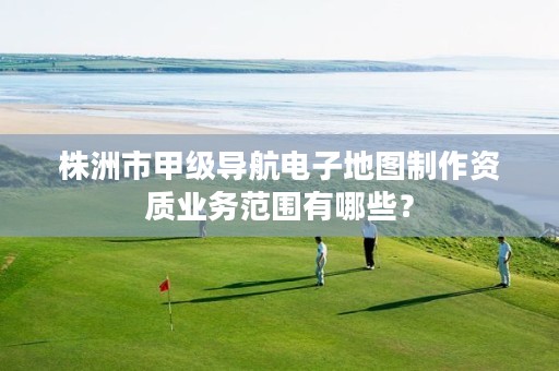株洲市甲级导航电子地图制作资质业务范围有哪些?