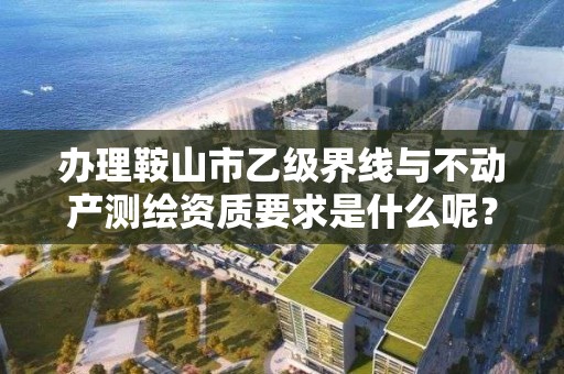 办理鞍山市乙级界线与不动产测绘资质要求是什么呢？