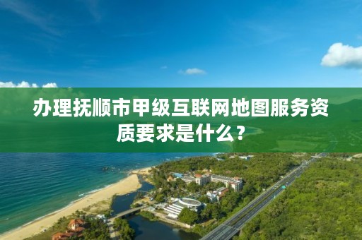 办理抚顺市甲级互联网地图服务资质要求是什么？