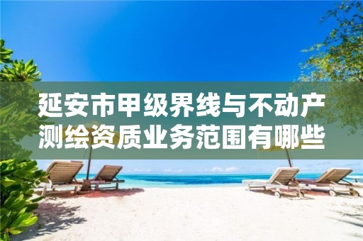 延安市甲级界线与不动产测绘资质业务范围有哪些?