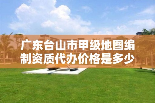 广东台山市甲级地图编制资质代办价格是多少钱呢？