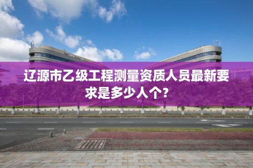 辽源市乙级工程测量资质人员最新要求是多少人个?