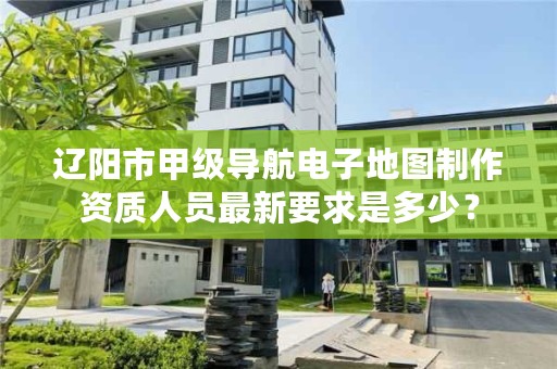 辽阳市甲级导航电子地图制作资质人员最新要求是多少？