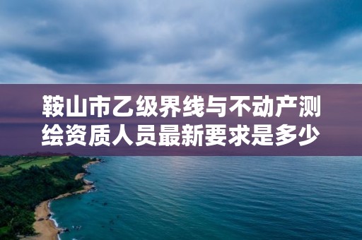 鞍山市乙级界线与不动产测绘资质人员最新要求是多少个？