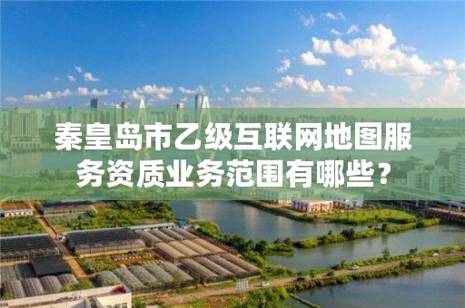 秦皇岛市乙级互联网地图服务资质业务范围有哪些?