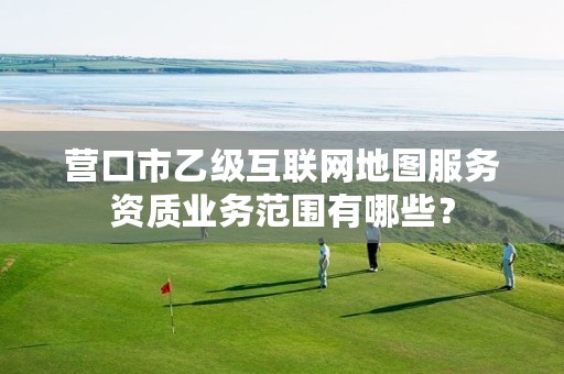 营口市乙级互联网地图服务资质业务范围有哪些?