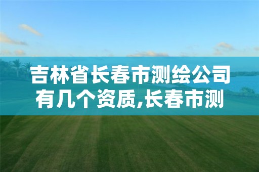 吉林省长春市测绘公司有几个资质,长春市测绘院属于什么单位
