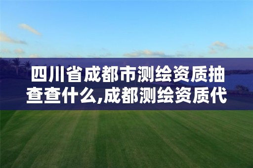 四川省成都市测绘资质抽查查什么,成都测绘资质代办