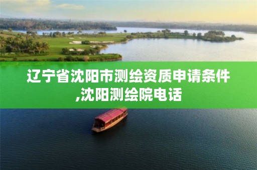 辽宁省沈阳市测绘资质申请条件,沈阳测绘院电话