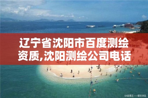 辽宁省沈阳市百度测绘资质,沈阳测绘公司电话