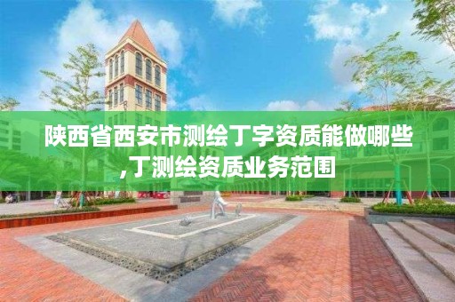 陕西省西安市测绘丁字资质能做哪些,丁测绘资质业务范围