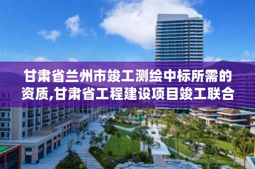 甘肃省兰州市竣工测绘中标所需的资质,甘肃省工程建设项目竣工联合测绘技术标准