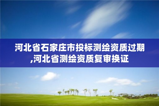 河北省石家庄市投标测绘资质过期,河北省测绘资质复审换证