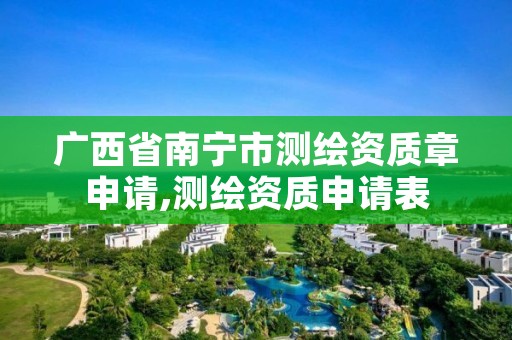 广西省南宁市测绘资质章申请,测绘资质申请表