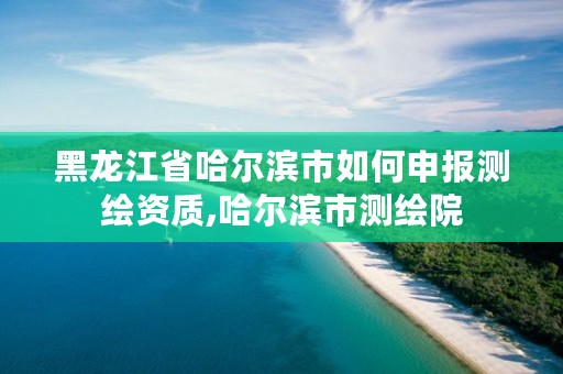 黑龙江省哈尔滨市如何申报测绘资质,哈尔滨市测绘院