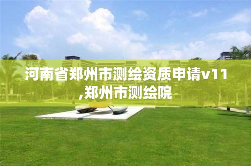 河南省郑州市测绘资质申请v11,郑州市测绘院