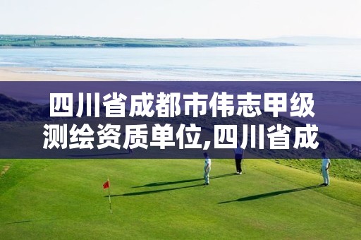 四川省成都市伟志甲级测绘资质单位,四川省成都市伟志甲级测绘资质单位有哪些