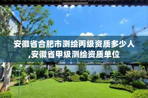 安徽省合肥市测绘丙级资质多少人,安徽省甲级测绘资质单位