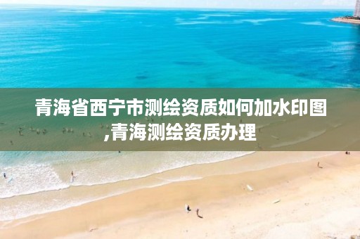 青海省西宁市测绘资质如何加水印图,青海测绘资质办理