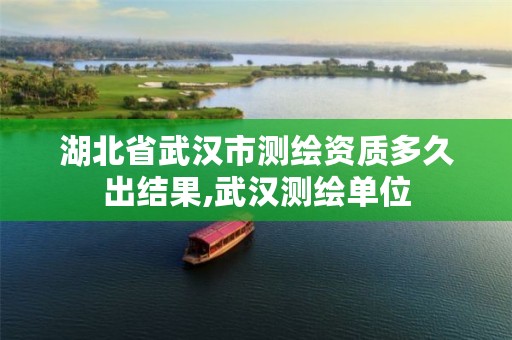 湖北省武汉市测绘资质多久出结果,武汉测绘单位