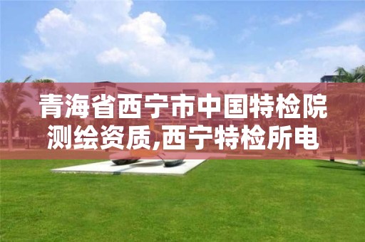 青海省西宁市中国特检院测绘资质,西宁特检所电话号码