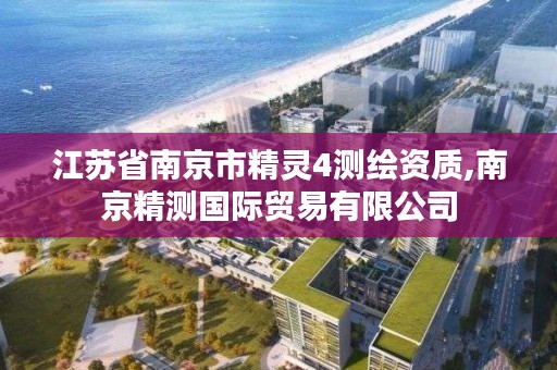 江苏省南京市精灵4测绘资质,南京精测国际贸易有限公司