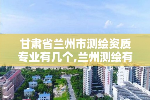 甘肃省兰州市测绘资质专业有几个,兰州测绘有限公司