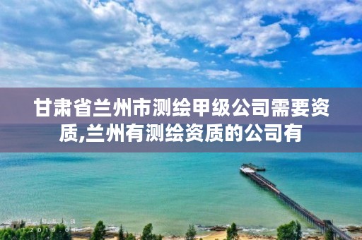 甘肃省兰州市测绘甲级公司需要资质,兰州有测绘资质的公司有