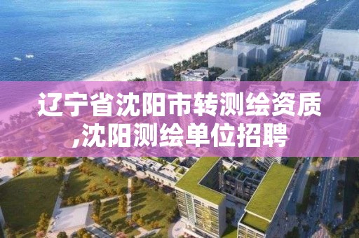 辽宁省沈阳市转测绘资质,沈阳测绘单位招聘