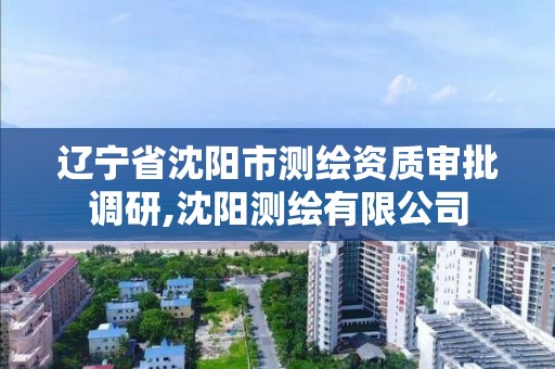 辽宁省沈阳市测绘资质审批调研,沈阳测绘有限公司