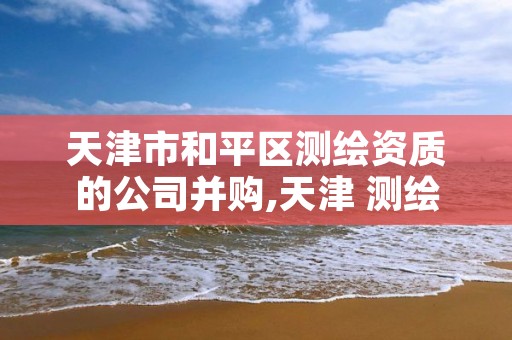 天津市和平区测绘资质的公司并购,天津 测绘