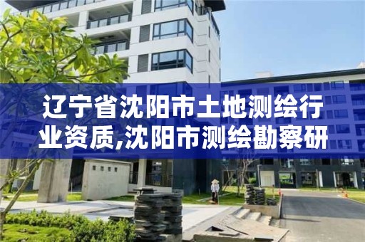 辽宁省沈阳市土地测绘行业资质,沈阳市测绘勘察研究院