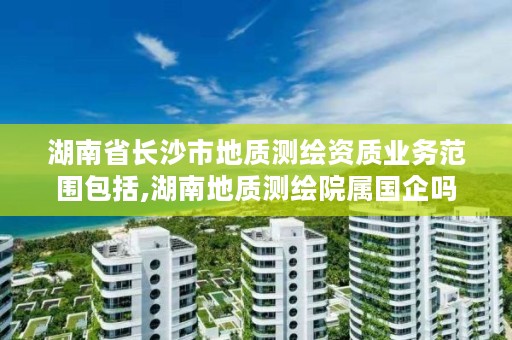 湖南省长沙市地质测绘资质业务范围包括,湖南地质测绘院属国企吗
