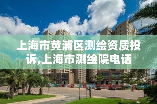 上海市黄浦区测绘资质投诉,上海市测绘院电话