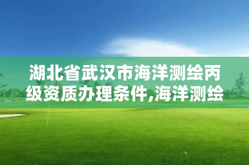 湖北省武汉市海洋测绘丙级资质办理条件,海洋测绘甲级资质单位
