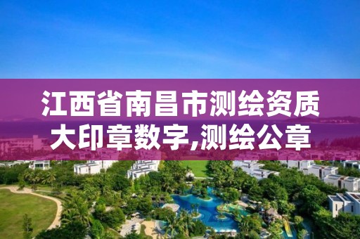 江西省南昌市测绘资质大印章数字,测绘公章