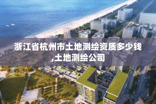浙江省杭州市土地测绘资质多少钱,土地测绘公司