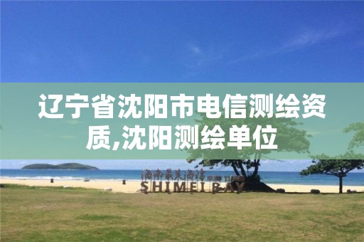 辽宁省沈阳市电信测绘资质,沈阳测绘单位