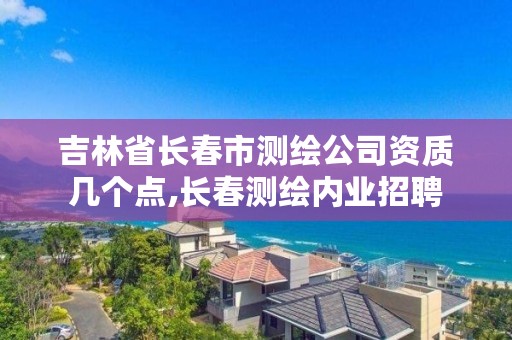 吉林省长春市测绘公司资质几个点,长春测绘内业招聘